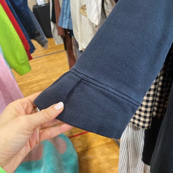 Early 2000’s Light Cotton Sweater Coat - Picture 4 of 8